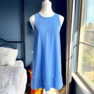 Leith Sky Blue Sleeveless  Shift Dress